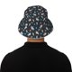 thumbnail image 5 of Fotbe Space Sombrero Tipo Pescador con Estampado – Sombrero de Sol de Algodón de Moda para Playa, Golf, Pesca, 5 of 6