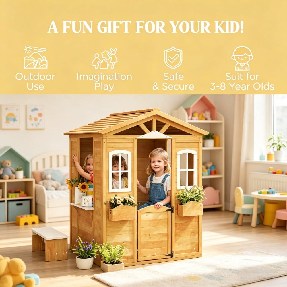 Wooden Playhouse