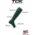 thumbnail image 3 of TCK ProSport Elite Tube Knee High Long Socks Baseball Soccer Football (Dark Green, XL), 3 of 5