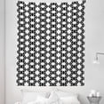 thumbnail image 1 of Tribal Tapestry, Geometric Minimal Style Primitive Classic Bohemian Traditional Pattern, Fabric Wall Hanging Decor for Bedroom Living Room Dorm, 5 Sizes, Charcoal Grey and White, by Ambesonne, 1 of 1