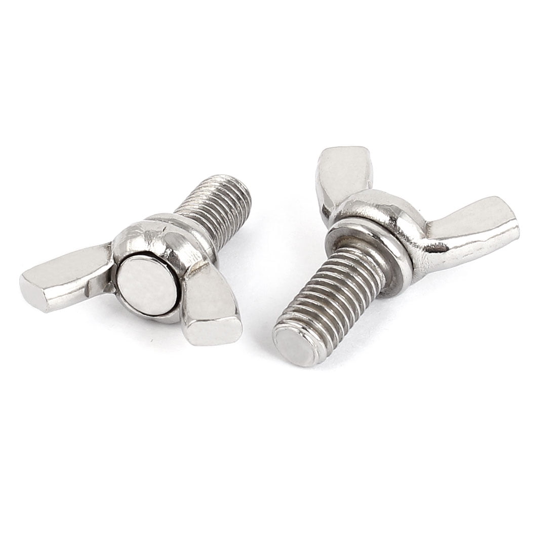 304 Stainless Steel Wing Butterfly Thumb Screw Metric M8 1.25mm Pitch