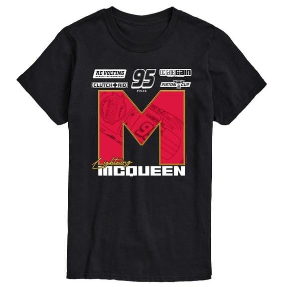 Cars - Lightning McQueen Race Jersey - Men's Short Sleeve Graphic T-Shirt
