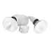 thumbnail image 1 of Lampara de Seguridad Brinks 7150W1 2 Cabezas Blanco, 1 of 2
