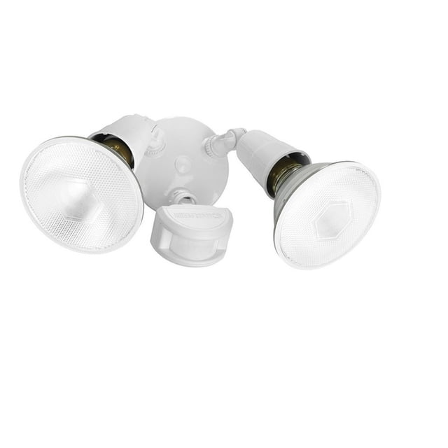 Lampara de Seguridad Brinks 7150W1 2 Cabezas Blanco