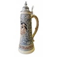 thumbnail image 3 of German Beer Stein Drinkingscenes Giantstein, Replica from year 1897 1.5 liter tankard, beer mug, Limitaet 2022, 3 of 3