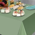 thumbnail image 5 of 30Pack Sage Green Plastic Tablecloths for Rectangle Tables, Light Green Disposable Tablecloth, Waterproof Sage Green Table Cover for Birthday Bridal Wedding Baby Shower Party Decorations, 54 X 10, 5 of 8