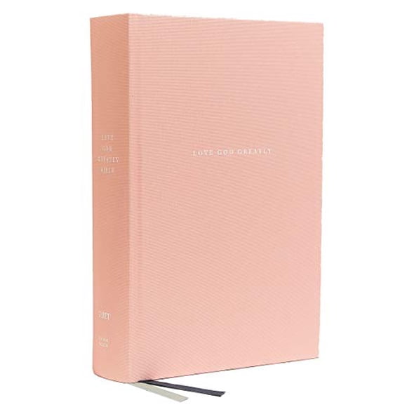 NET, Love God Greatly Bible (Thumb Indexed, 4632PK - Pink Cloth Over Board)