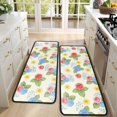 thumbnail image 4 of Kitchen Rugs Sets Of 2,Pioneer Flower Floral Print Pattern Anti Fatigue Kitchen Mat Rugs Non Slip Washable,Decorative Kitchen Floor Mats for Kitchen,Sink,Laundry,17X47 Inch, 4 of 5