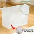 thumbnail image 4 of Yayun Refrigerator Organizer Box, Plastic Translucent Containers for Storage, Space-saving Refrigerator Side Door Organizer for Fridge Kitchen Fruits, Vegetables Storage (Clear, 7"x4"x5"), 4 of 8