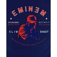 thumbnail image 4 of Eminem Men's Detroit Portrait T-shirt Small Blue, 4 of 5