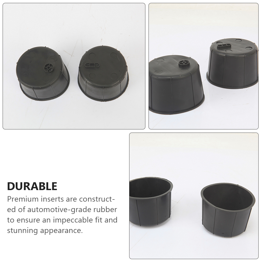 Center Console Insert Cup Holder, Center Console Drink Holder Black TPE For Car
