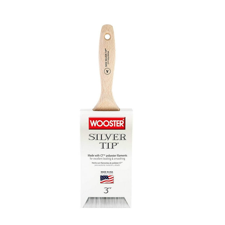 Wooster Brush 5222-3 Silver Tip Paintbrush, 3-Inch 