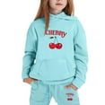 thumbnail image 2 of RTKFRFLM Toddler Girls Fall Sweatshirt Outfits Girls Outfits Set Winter Hoodie And Joggers Comfy Casual Kids Clothes With Stylish Clothes Sets,Size 10-11 Years, 2 of 3