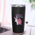 thumbnail image 3 of 20oz Powder Coated Easter Tumbler with Telescopic Straw, Insulated Travel Mug, [Easter Theme] Print, 3 of 6