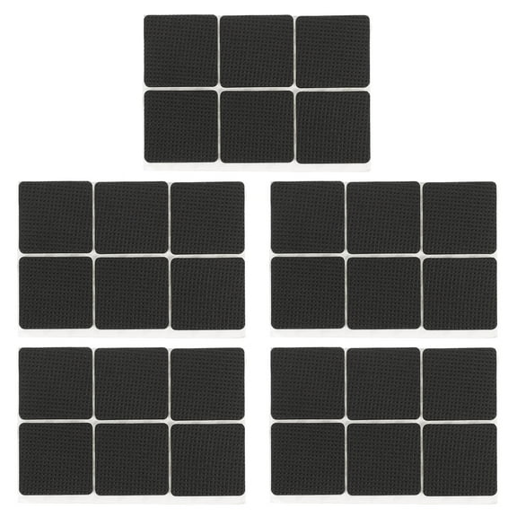 DECORNIJIA Anti Skid Pads For Furniture Table Feet Protectors Black EVA 54pcs