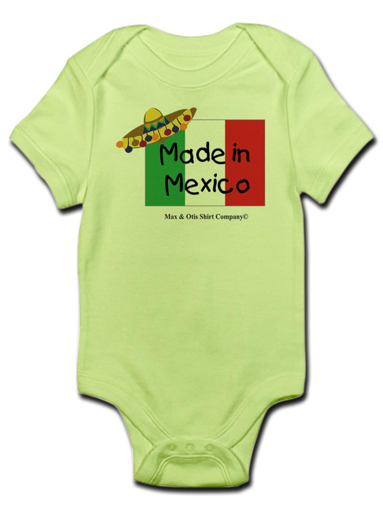 Mexico Its in My DNA Newborn Toddler Baby Organic Cotton Romper Jumpsuit Bodysuit