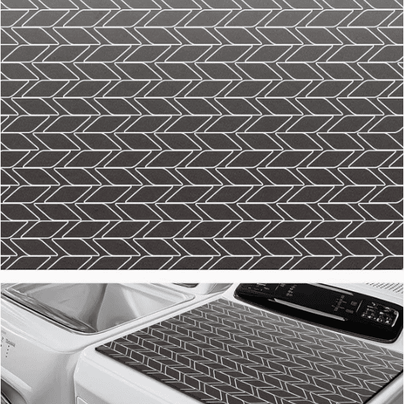 CZQ1 Pcs 26" x 18" Dryer Top Protector Mat, Washer and Dryer Topper, Non Slip Waterproof Machine Cover Dust Proof Quick Drying Topper Pad for Laundry and Kitchen (Classical)