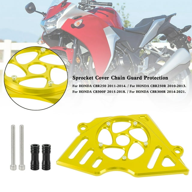 Front Sprocket Cover Chain Guard For HONDA CBR250R CBR300R CB300F NC51 MC41 Gold