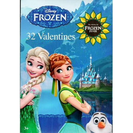 Disney's Frozen 32 Pack Of Valentines Day Cards