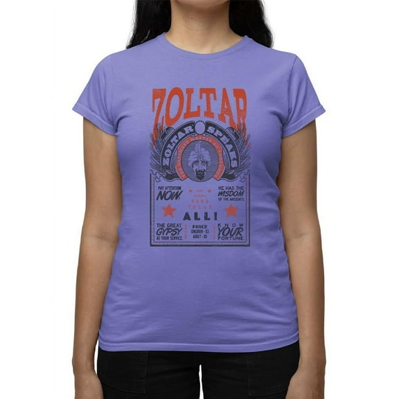 Gypsy Fortune Teller Graphic Women's Color T-shirt