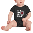 thumbnail image 2 of It's In My DNA Japanese Flag Country Pride Cute Baby Bodysuit Newborn Clothes Outfits (Black, 12-18 Months), 2 of 5