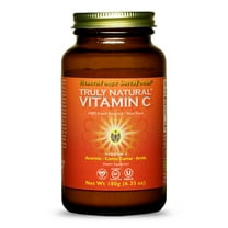 HealthForce SuperFoods Truly Natural Vitamin C - 180 Grams - Whole Food, Organic Vitamin C Complex from Acerola Cherry Powder - Immune Support - Vegan, Gluten Free - 30 Servings
