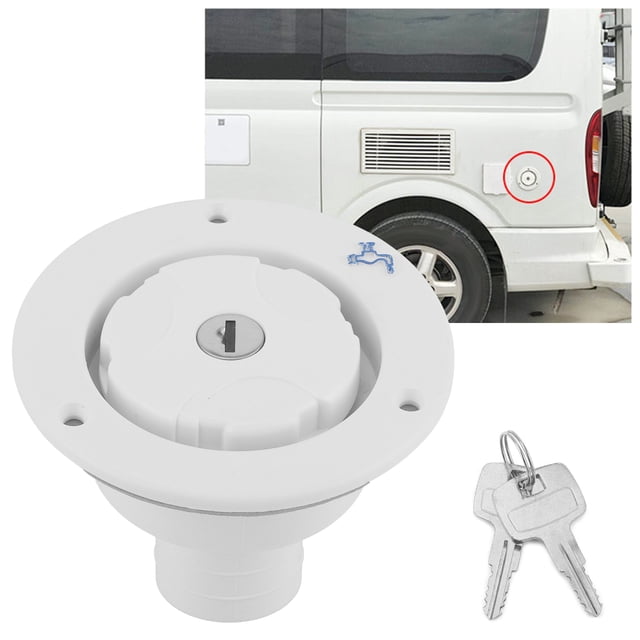 Water Inlet Hatch, Sturdy Lockable Leakproof Gravity Water Inlet for for Motorhome for Trailer