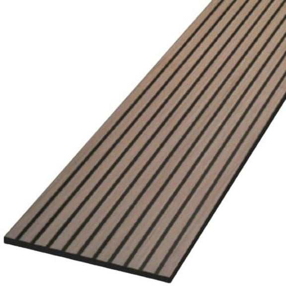 Wood Panel Wall USA 3D Wood Wall Panels | Acoustic for Interior Décor on Felt Back Board Decorative Slat and Ceilings Natural Walnut - 8 Foot Height 1 Pack