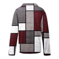 thumbnail image 5 of CEHVOM Blouse à Manches Longues Imprimée avec Fermeture Éclair et Col Rabattu pour Femmes, 5 of 5