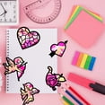 thumbnail image 4 of 2 set Suncatcher Craft set for Kids Window Paint Art Painting Valentine's day Themed Pattern 19.9~21x7.6~21cm 12pcs/set Paper, 4 of 7
