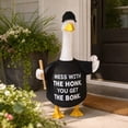 thumbnail image 5 of Aurorax Fall Winter Porch Goose Outfit 19 inch,Goose Clothes for Cement Goose Porch Goose 23"/17",Baseball All the Season Black Porch Goose Accessories for Garden Outdoor Lawn, 5 of 6