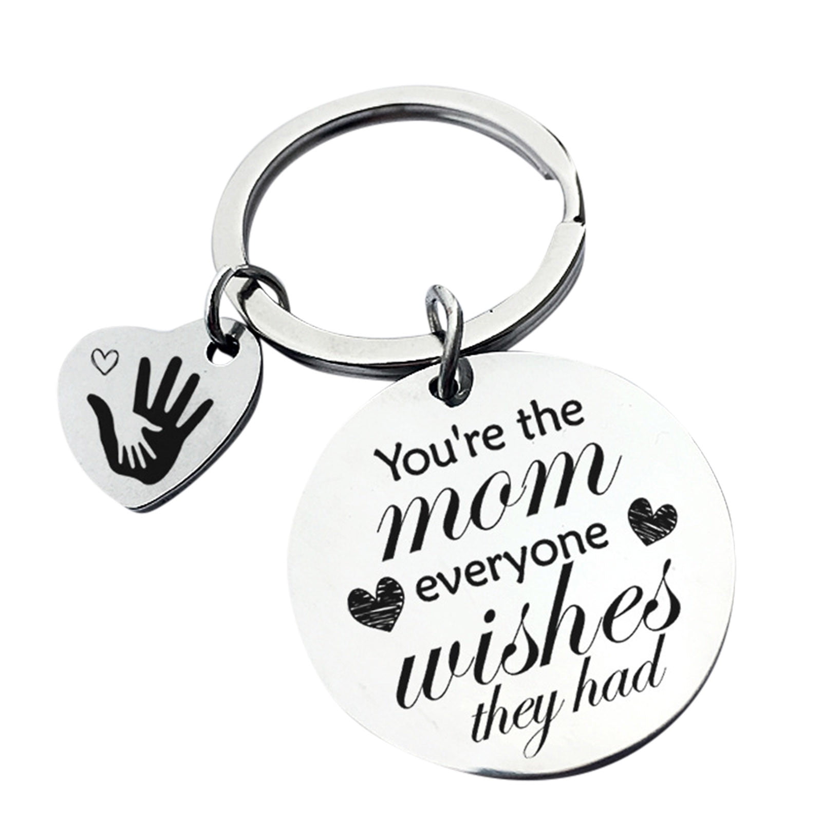 Details about   Stainless Steel Keyring I Love You More The End I Win Keychain Couples Gift 