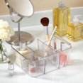 thumbnail image 4 of MAINSTAYS Divided Clear Cosmetic Organizer Tote, 4 of 4