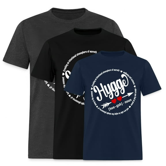 EcoLoom Hygge Noun Shirt Hygge Definition Short Sleeve Unisex T Shirt