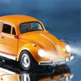 thumbnail image 4 of Modelo de coche de aleación de escarabajo 1:18, vehículos clásicos de Metal fundido a presión, modelo de coche de alta simulación, colección de luz de sonido, juguetes para niños, regalo, 4 of 5