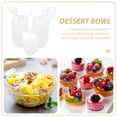 thumbnail image 2 of 50 juegos de tazas de postre pequeñas para parfaits con cucharas y tazones transparentes pequeños para servir, 2 of 7
