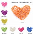 thumbnail image 2 of DIY Love Home Supplies Christmas Curtain Ornaments Wedding Decoration Straw Ball Artificial Rattan Ball Hanging Accessories COFFEE STAR, 2 of 8