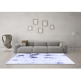 thumbnail image 3 of Ahgly Company Indoor Rectangle Abstract Blue Modern Area Rugs, 5' x 8', 3 of 4