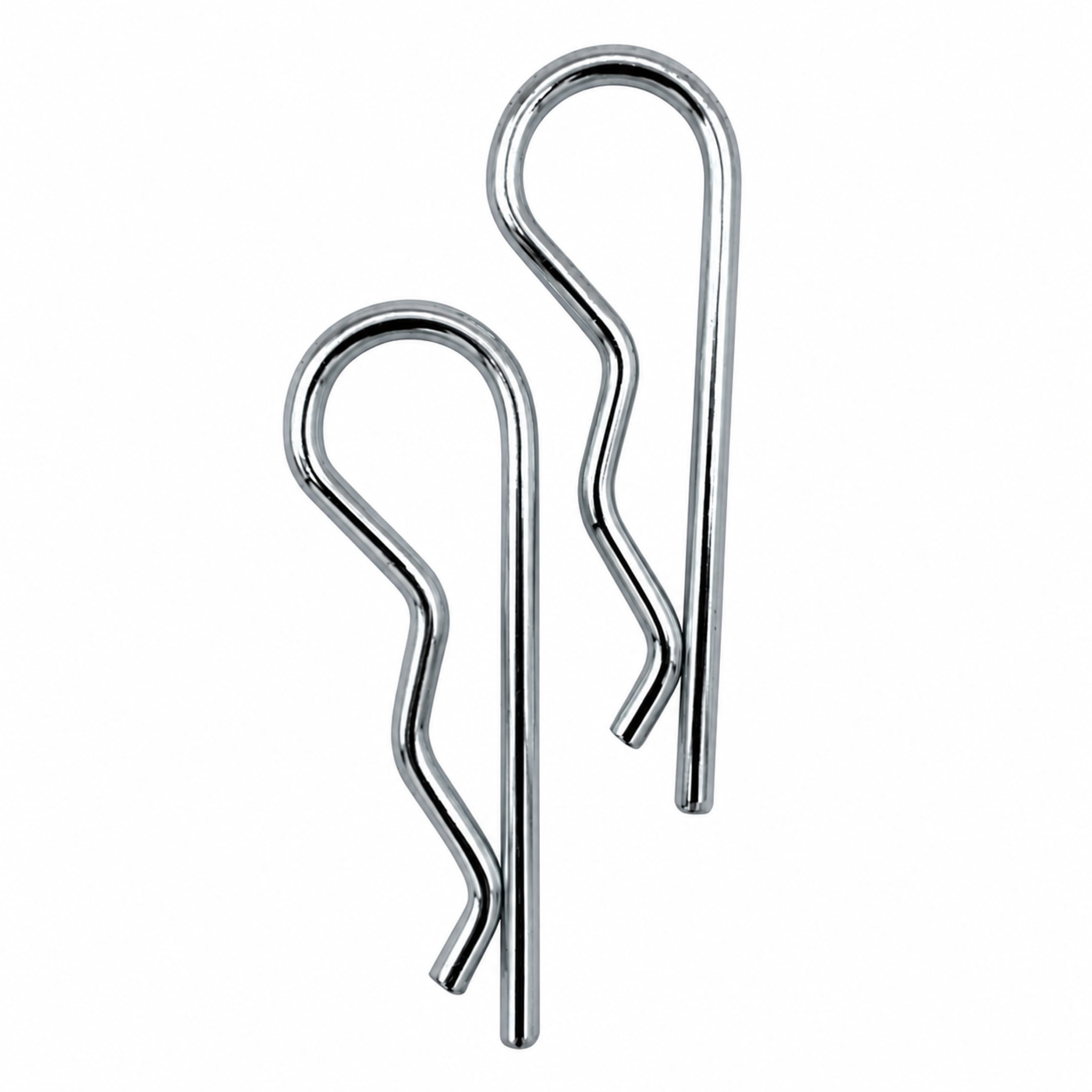 (5 pack) #9 Hitch Pin Clips, 2 Pack, Zinc, Steel, Peerless Chain Company, #4709038