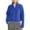 Royal Blue, variant on Bexdxz Women's Full Zip Sherpa Fleece Jacket, Stand Collar Fuzzy Plush Zip Up Outerwear with Zipper Pockets, Warm Casual Long Sleeve Coat for Fall Winter Outdoor Activities Pink XL