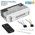 thumbnail image 4 of Pyle PLMRB39W PLMRB39W Marine Single-DIN Digital Receiver with Bluetooth and Remote, 4 of 7