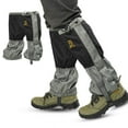 thumbnail image 1 of FHBVT Couvre-Chaussures de Neige Extérieur Réglables Imperméables Coupe-Vent Jambières de Randonnée 16.9 Po Haut 13.2 Po Milieu 15.4 Po Bas Protection Mollet Antidérapant pour Randonnée Ski Camping d'Hiver Sports de Neige, 1 of 2