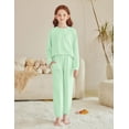 thumbnail image 4 of Arshiner Girls 2 Piece Outfits Casual Clothing Sets Long Sleeve Pullover Sweatshirts and Sweatpants with Pockets, 4 of 6