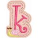 thumbnail image 5 of 26 Pcs Iron on Letters for Fabric Alphabet Stickers for Kids Sewing Patches Pink, 5 of 5
