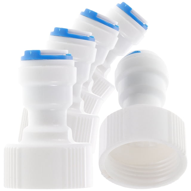 FENGGUIQU 5Ud Push Fit Para De Agua Con Conexión 3 Cuarto A 3 Octavos Compatible Con Tuberías
