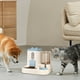 thumbnail image 3 of Comedero automático para gatos con temporizador inteligente, bebedero automático para perros de 3,8 l, dispensador de agua, contenedor de comida para mascotas, dispensador de comida seca programable,, 3 of 6