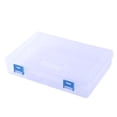 thumbnail image 2 of Large Capacity Pencil Box,Clear Pencil Holder,Multipurpose Stationery Case,Plastic Compartment Storage Box with Adjustable Divider Removable Grid Compartment, 2 of 9