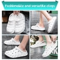 thumbnail image 5 of Cyiecw Unisex Garden Clogs Slip-on Garden Shoes Lightweight Beach Sandals Slippers for Women and Men, 5 of 6