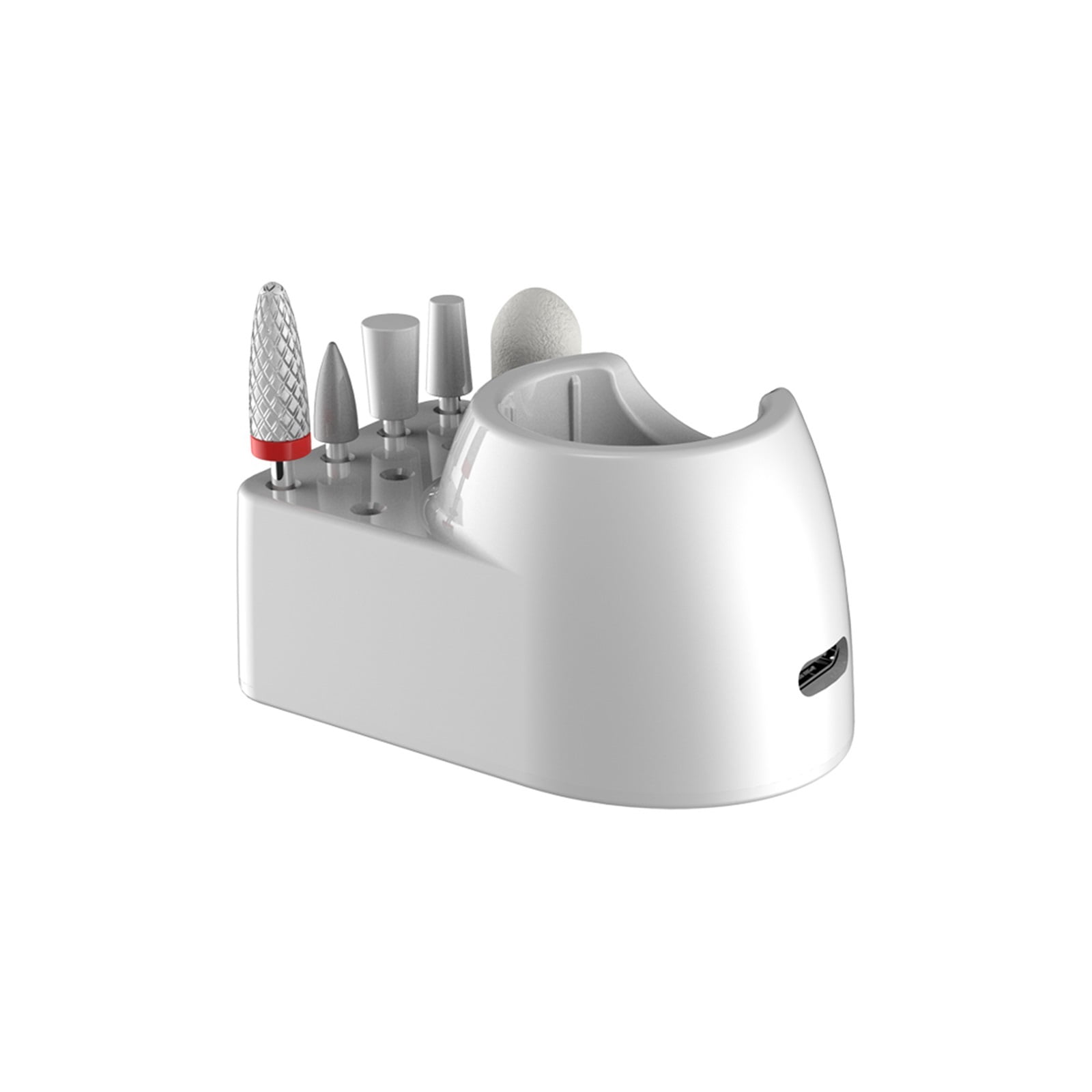 Wireless Nail Drill Machine, 18000 RPM Electric Manicure Machine, Portable Nail Lathe Milling Cutter For Manicure Pedicure Salon