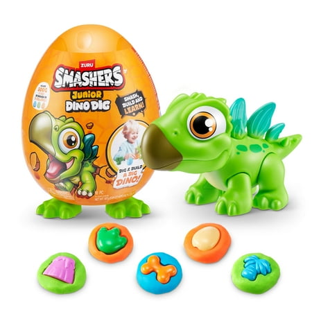 Smashers Stegosaurus Baby Junior Dino Dig Small Figure